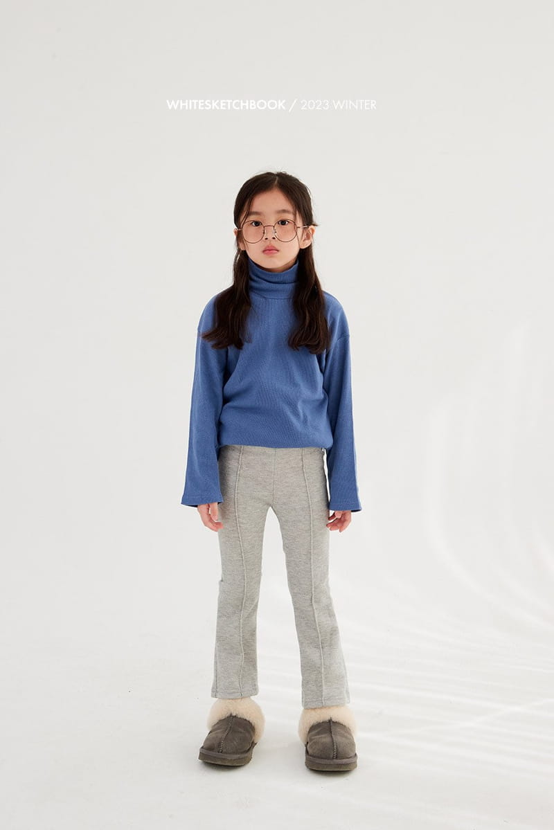 Whitesketchbook - Korean Children Fashion - #magicofchildhood - Pintuck Fleece Pants - 8