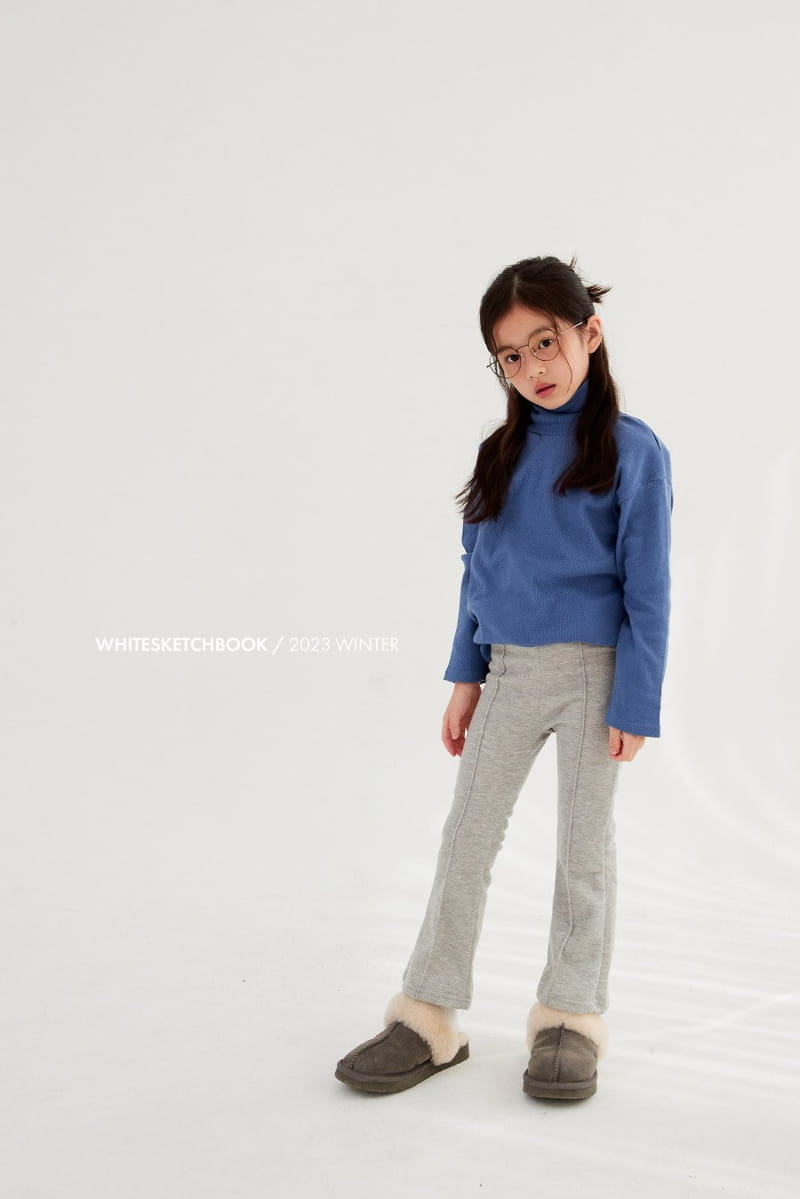 Whitesketchbook - Korean Children Fashion - #minifashionista - Pintuck Fleece Pants - 9