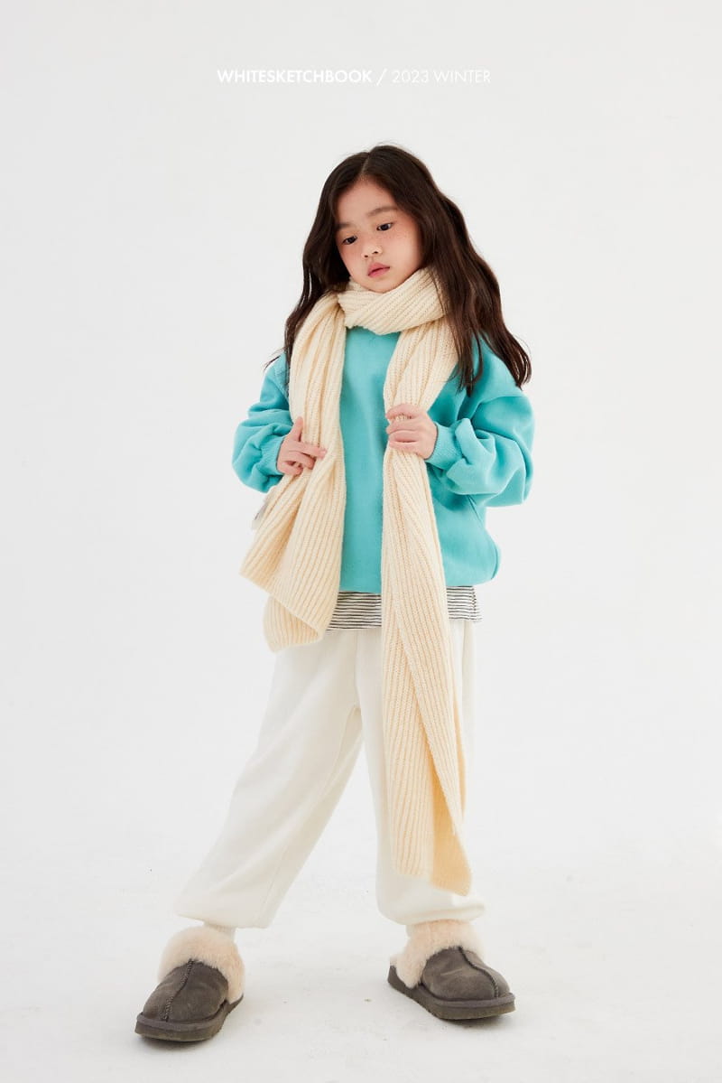 Whitesketchbook - Korean Children Fashion - #prettylittlegirls - Rib Jogger Pants - 3