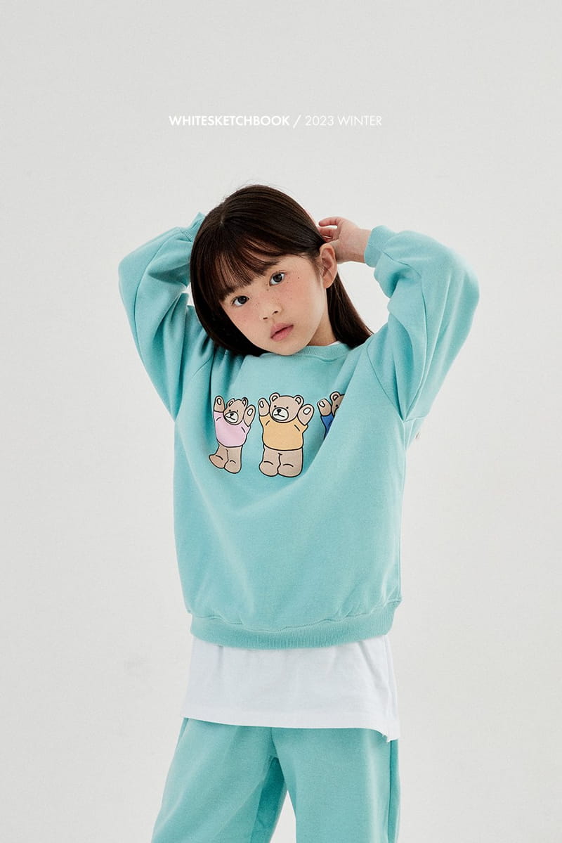 Whitesketchbook - Korean Children Fashion - #stylishchildhood - Hurray Bear Fleece Top Bottom Set - 9