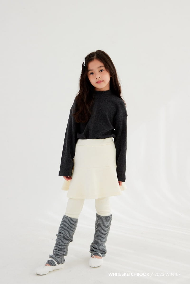 Whitesketchbook - Korean Children Fashion - #todddlerfashion - Mink Skirt Leggings - 2