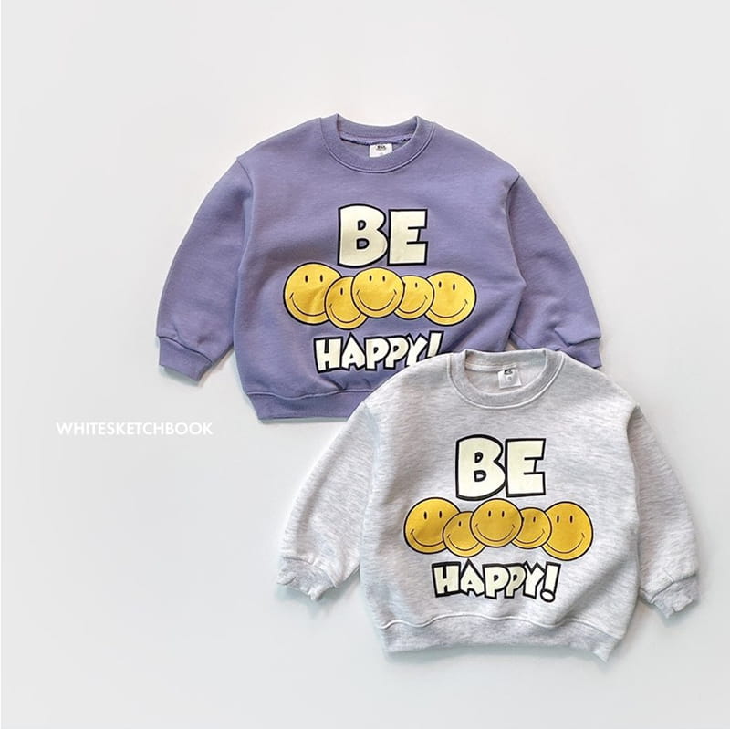 Whitesketchbook - Korean Children Fashion - #toddlerclothing - BE Happy Fleece Top Bottom Set - 11