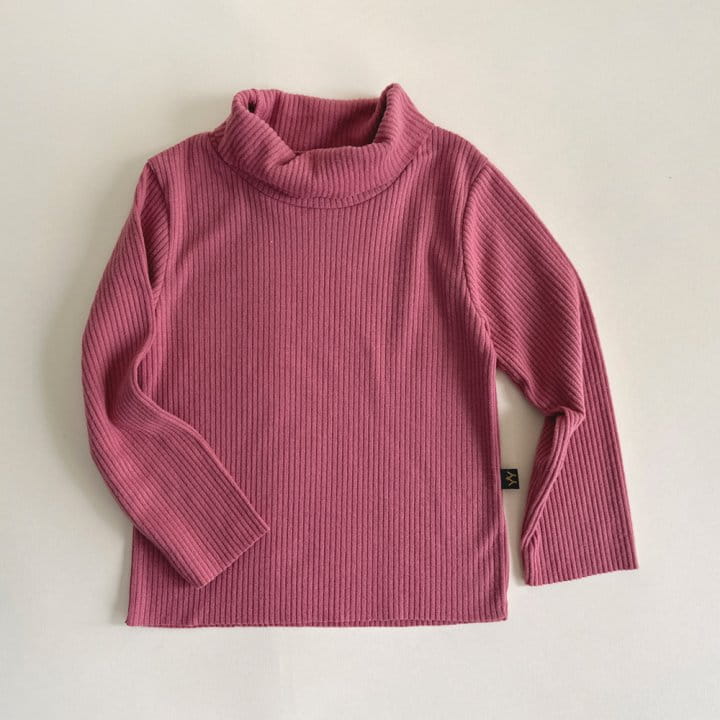 Yerooyena - Korean Children Fashion - #littlefashionista - Long Turtleneck Fleece Tee - 12