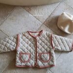 Bebe Quilting Jacket Flower Rib