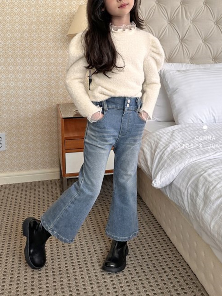 Fleece Denim Light Jeans