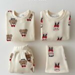 Bear Bunny Top Bottom Set