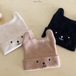 Bear Embroidery Beanie