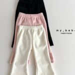 Rib Fleece Bootscut Pants