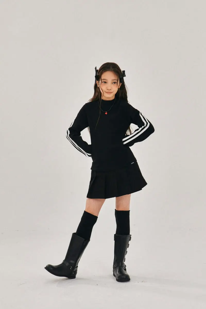 A-Market - Korean Children Fashion - #Kfashion4kids - Twill Peach Wrinkle Skirt - 2