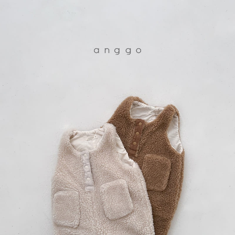 Anggo - Korean Children Fashion - #designkidswear - Creamy Overalls - 7