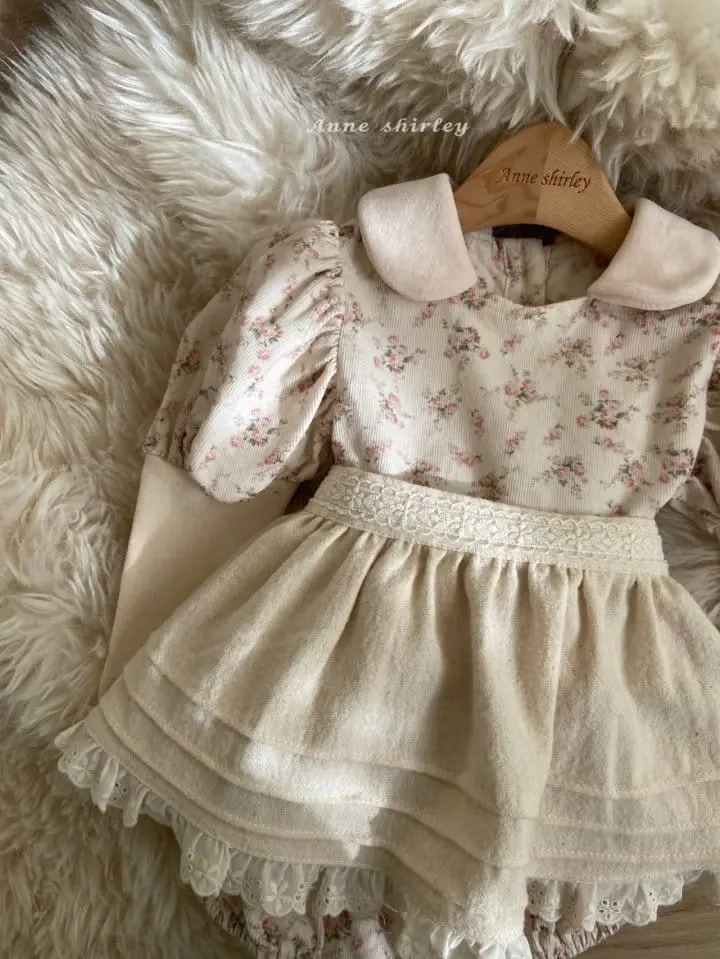 Anne Shirley - Korean Baby Fashion - #babyfashion - White Bodysuit - 2