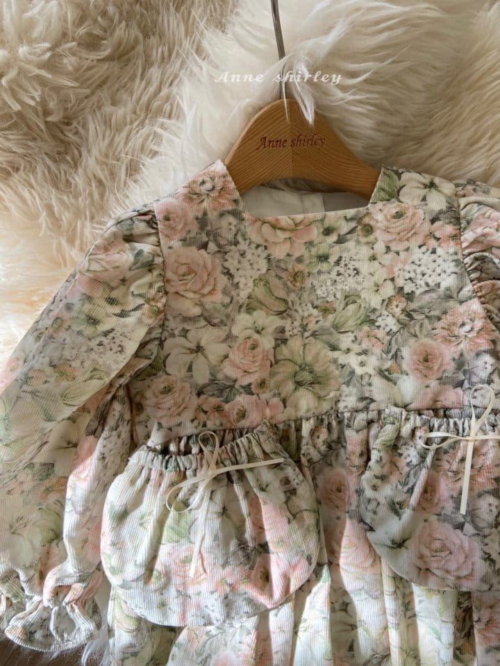 Anne Shirley - Korean Baby Fashion - #babyoutfit - Rose Pocket Bodysuit - 4