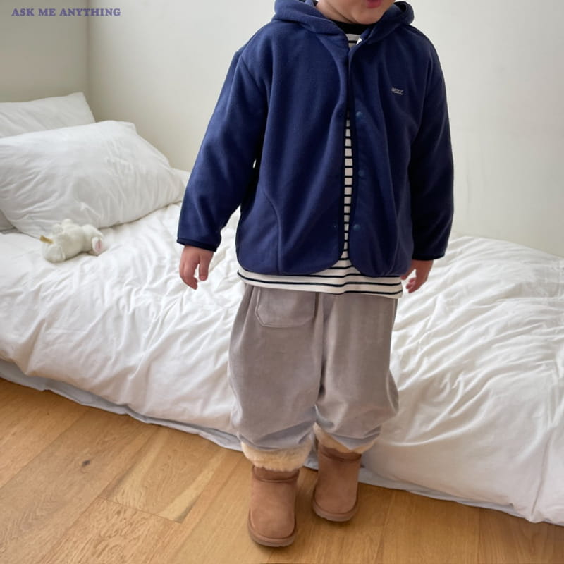 Ask Me Anything - Korean Children Fashion - #childofig - P Fleece hoody - 3