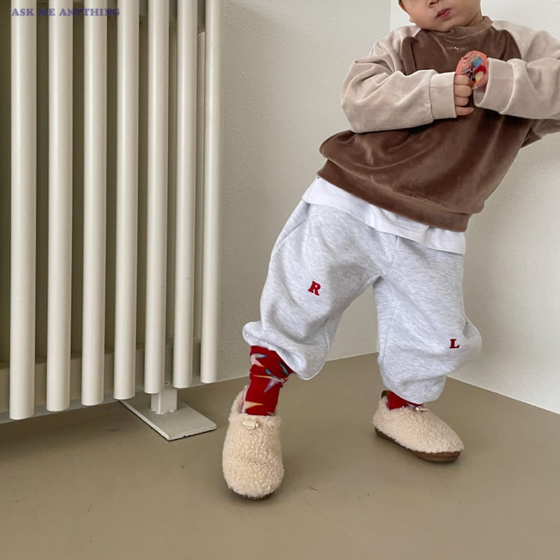 Ask Me Anything - Korean Children Fashion - #discoveringself - RL Fleece Terry Pants