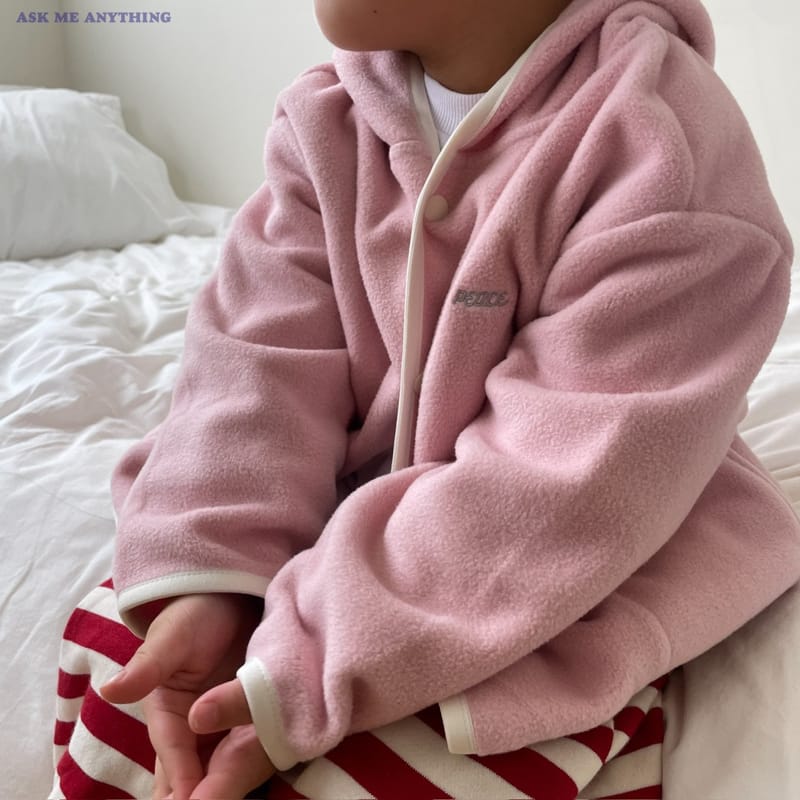 Ask Me Anything - Korean Children Fashion - #kidzfashiontrend - P Fleece hoody - 10