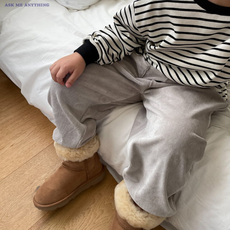 Ask Me Anything - Korean Children Fashion - #kidsstore - Bell Button Pants - 4