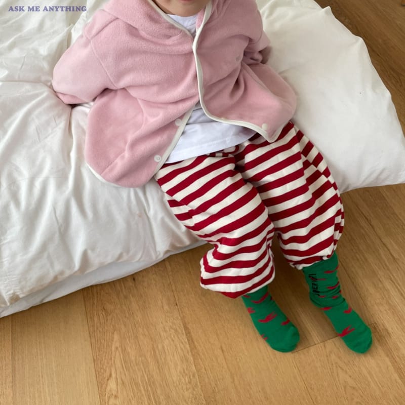 Ask Me Anything - Korean Children Fashion - #littlefashionista -  ST Berry Fleece Pants - 8