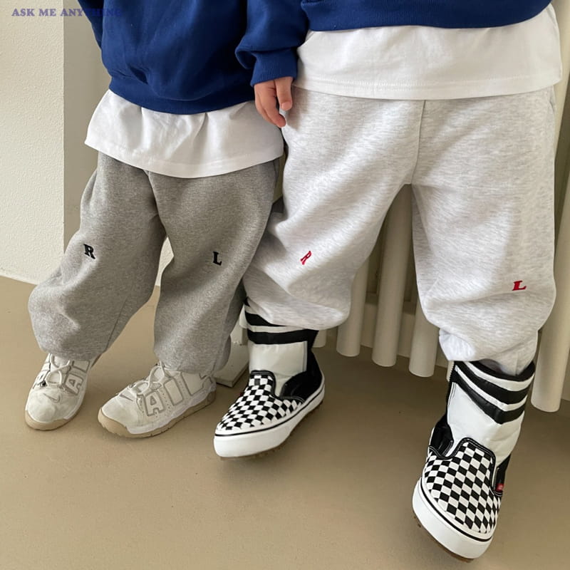 Ask Me Anything - Korean Children Fashion - #minifashionista - RL Fleece Terry Pants - 9