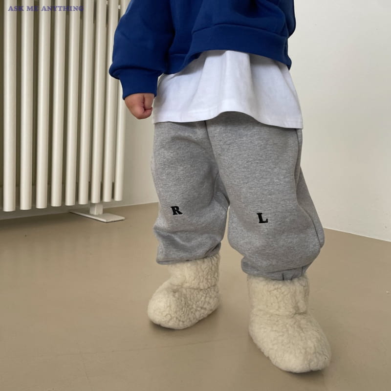 Ask Me Anything - Korean Children Fashion - #todddlerfashion - RL Fleece Terry Pants - 11