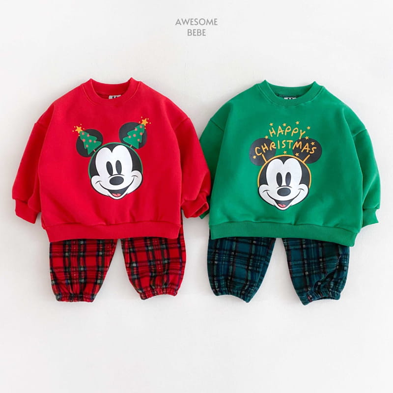 Awesome Bebe - Korean Children Fashion - #childrensboutique - M Christmas Sweatshirt - 12