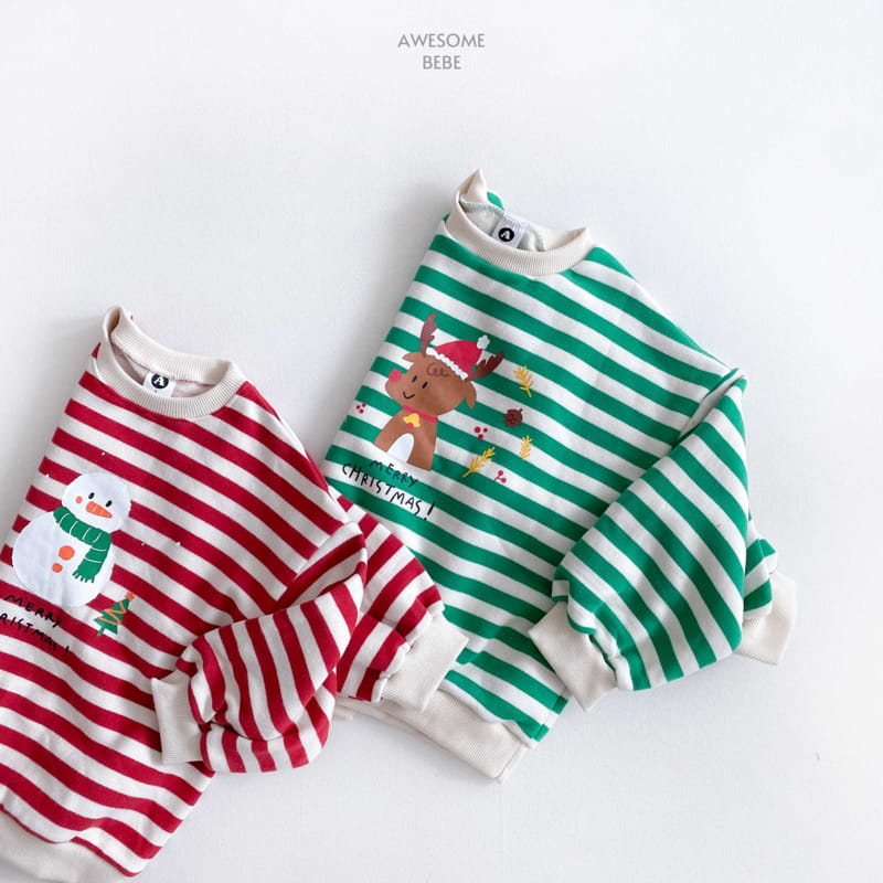 Awesome Bebe - Korean Children Fashion - #kidzfashiontrend - ST Christmas Sweatshirt