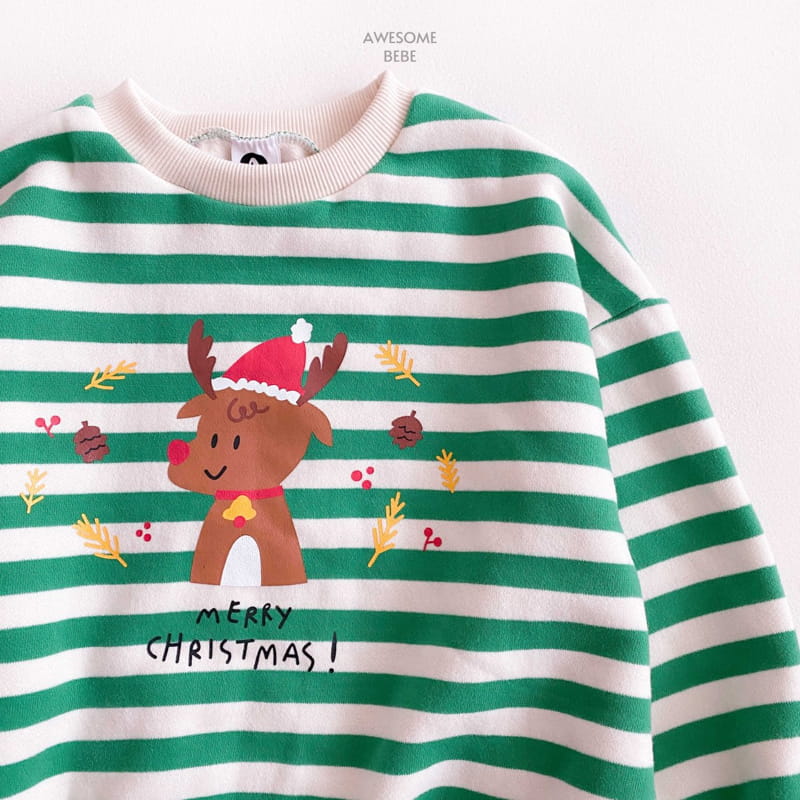 Awesome Bebe - Korean Children Fashion - #prettylittlegirls - ST Christmas Sweatshirt - 6