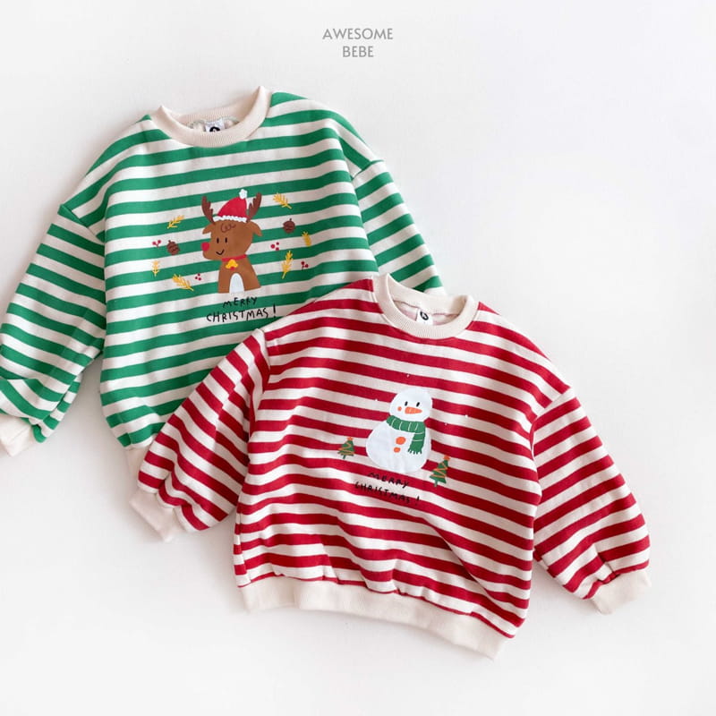 Awesome Bebe - Korean Children Fashion - #todddlerfashion - ST Christmas Sweatshirt - 7