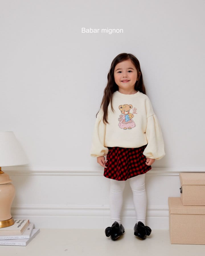 Babar Mignon - Korean Children Fashion - #toddlerclothing - Check Wrap Pants - 5