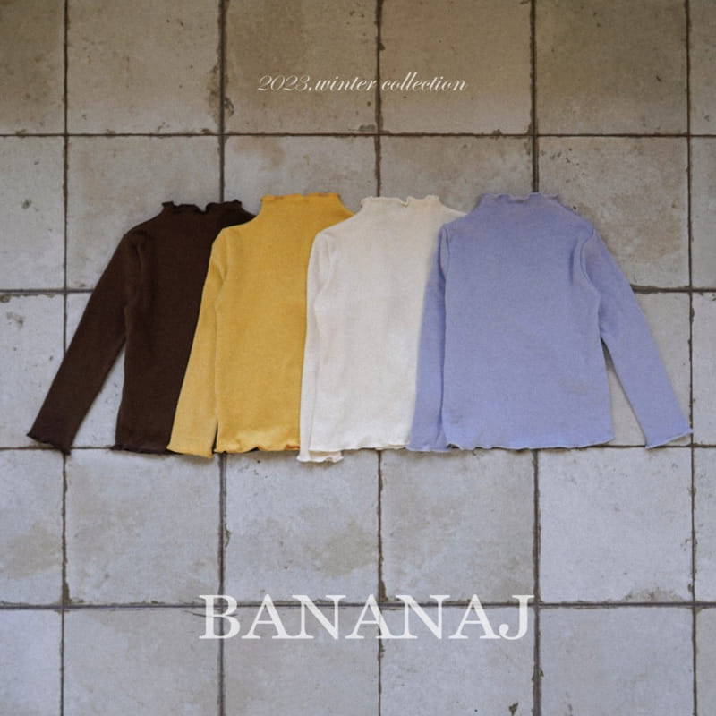 Banana J - Korean Children Fashion - #designkidswear - Daily Turtleneck Tee