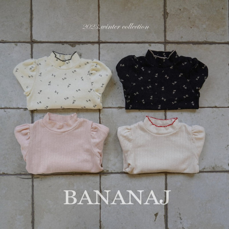 Banana J - Korean Children Fashion - #discoveringself - Pin Puff Tee