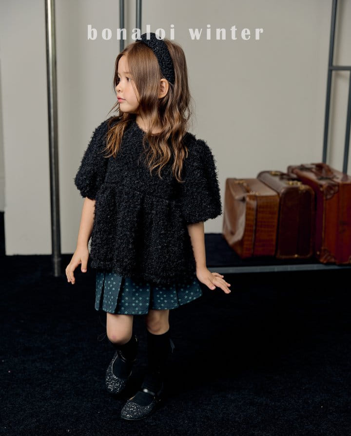 Bonaloi - Korean Children Fashion - #childofig - Poodle Ribbon Tee - 6