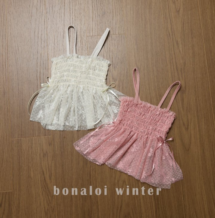 Bonaloi - Korean Children Fashion - #discoveringself - Ribbon Bustier - 12