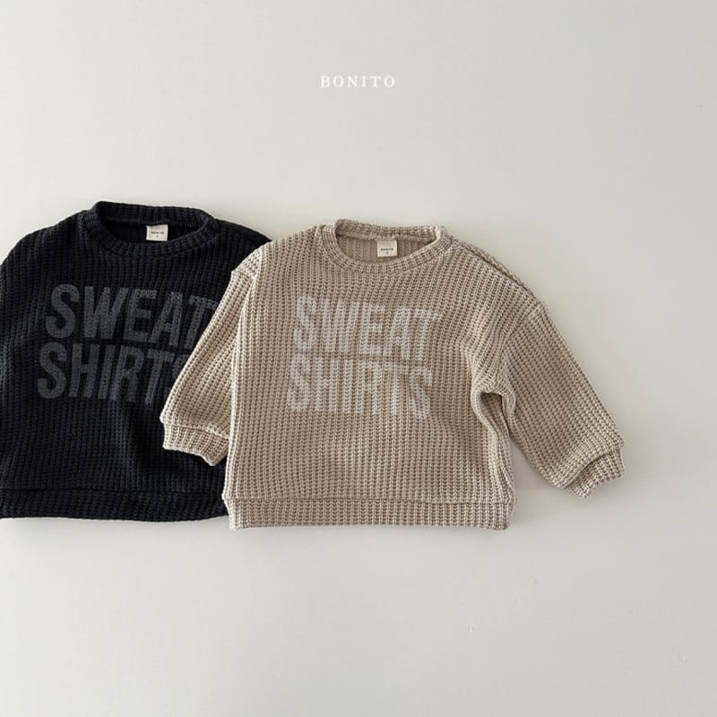 Bonito - Korean Baby Fashion - #babyfashion - Sweats Knit Sweatshirt