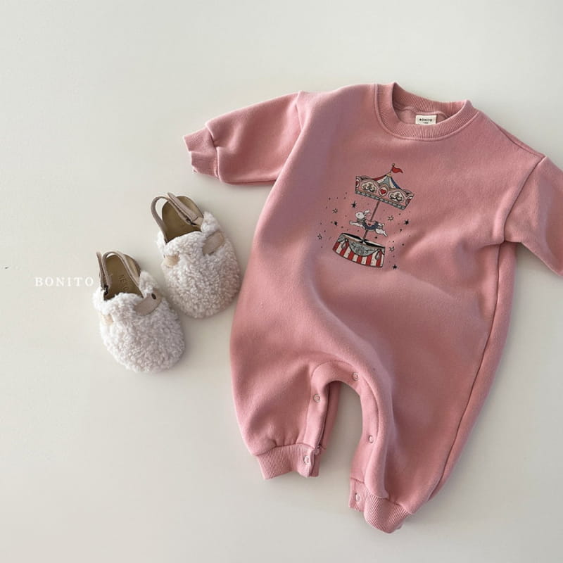 Bonito - Korean Baby Fashion - #babyfever - Rotation Rabbit Bodysuit - 8