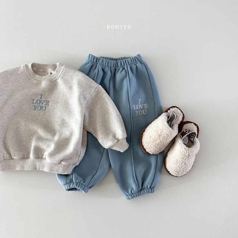 Bonito - Korean Baby Fashion - #babygirlfashion - I Love You Set - 6