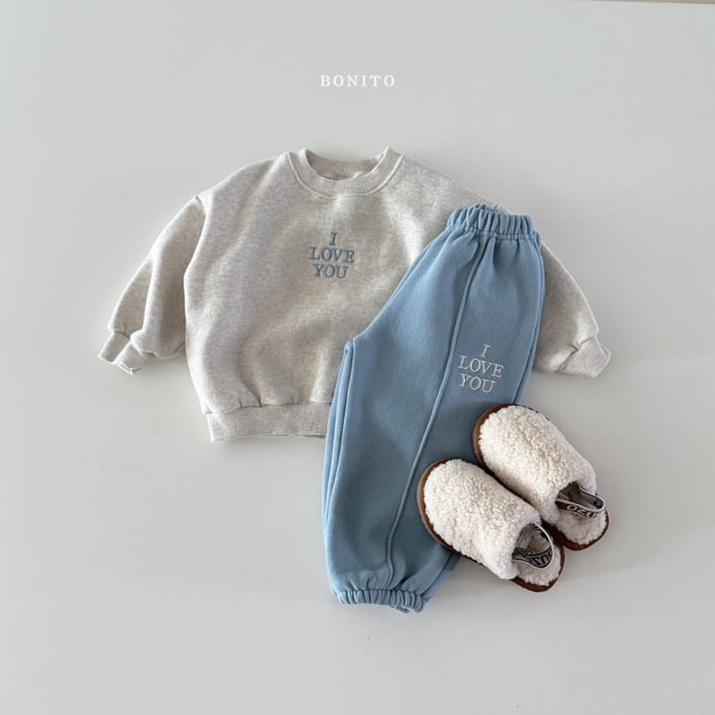 Bonito - Korean Baby Fashion - #babylifestyle - I Love You Set - 7