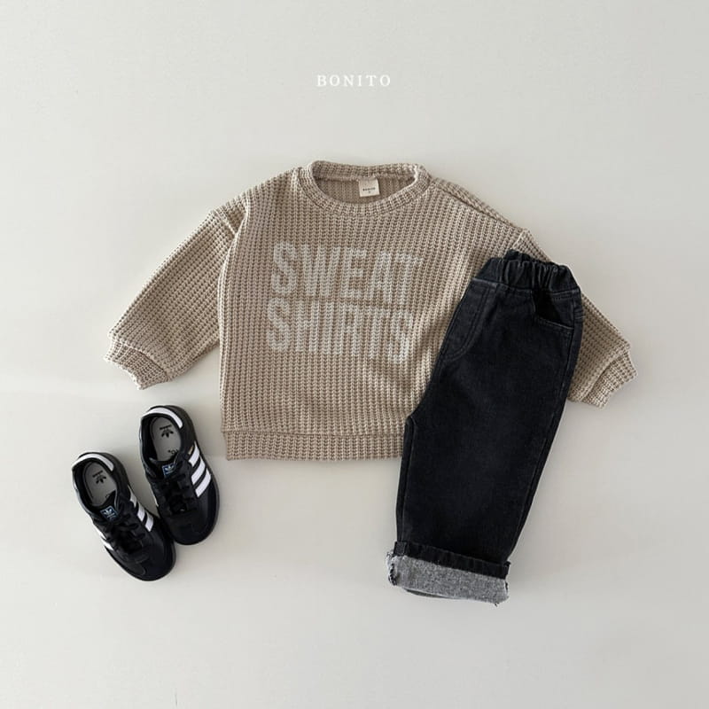 Bonito - Korean Baby Fashion - #babyoninstagram - Sweats Knit Sweatshirt - 5