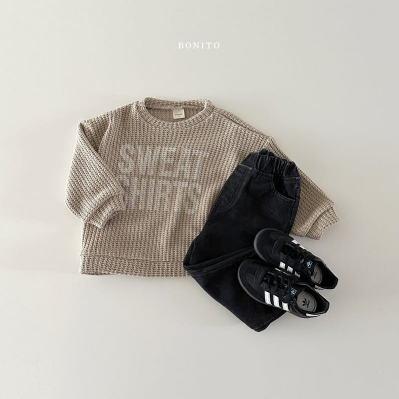 Bonito - Korean Baby Fashion - #babyootd - Sweats Knit Sweatshirt - 6