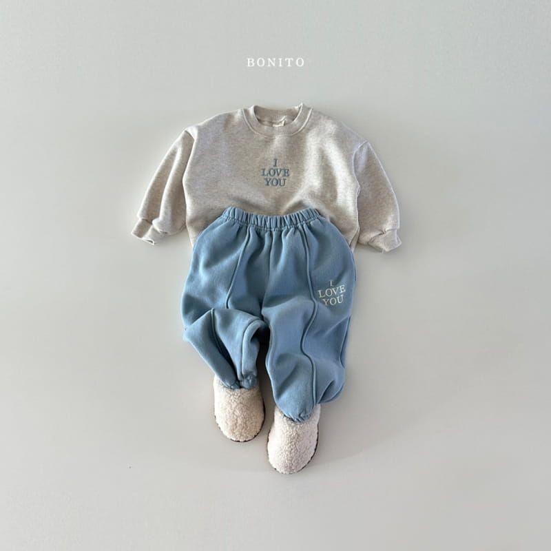 Bonito - Korean Baby Fashion - #babyootd - I Love You Set - 9