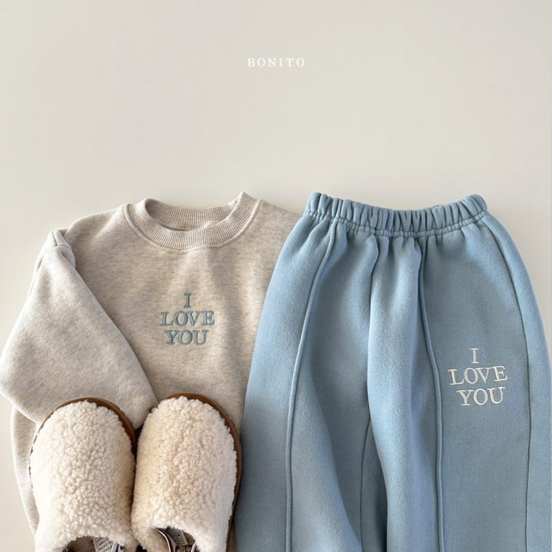 Bonito - Korean Baby Fashion - #babyoutfit - I Love You Set - 10