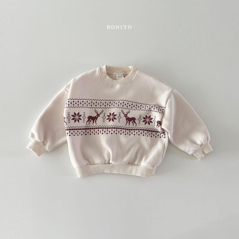 Bonito - Korean Baby Fashion - #babyoutfit - Deer Sweatshirt - 3