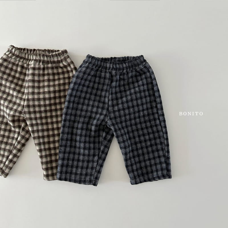 Bonito - Korean Baby Fashion - #babyoutfit - Check Pants