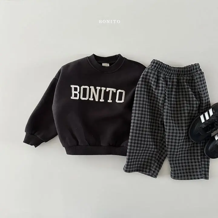 Bonito - Korean Baby Fashion - #babyoutfit - Rib Check Pants - 12