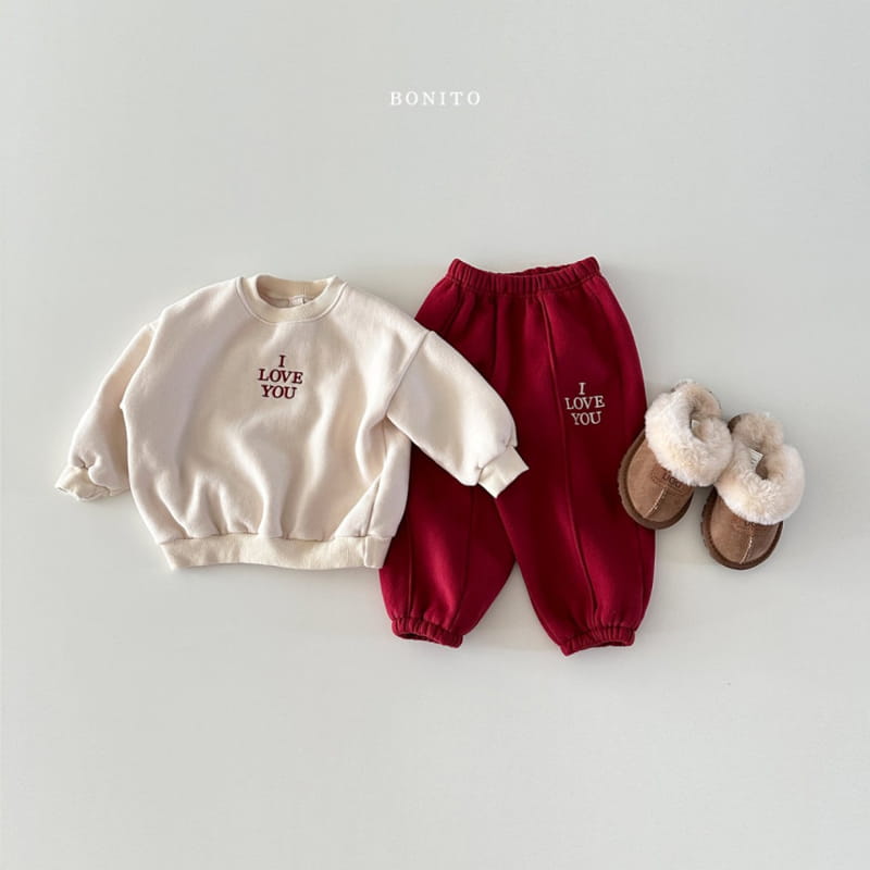 Bonito - Korean Baby Fashion - #babywear - I Love You Set - 12