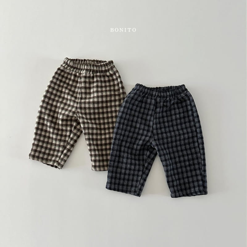 Bonito - Korean Baby Fashion - #babywear - Check Pants - 2