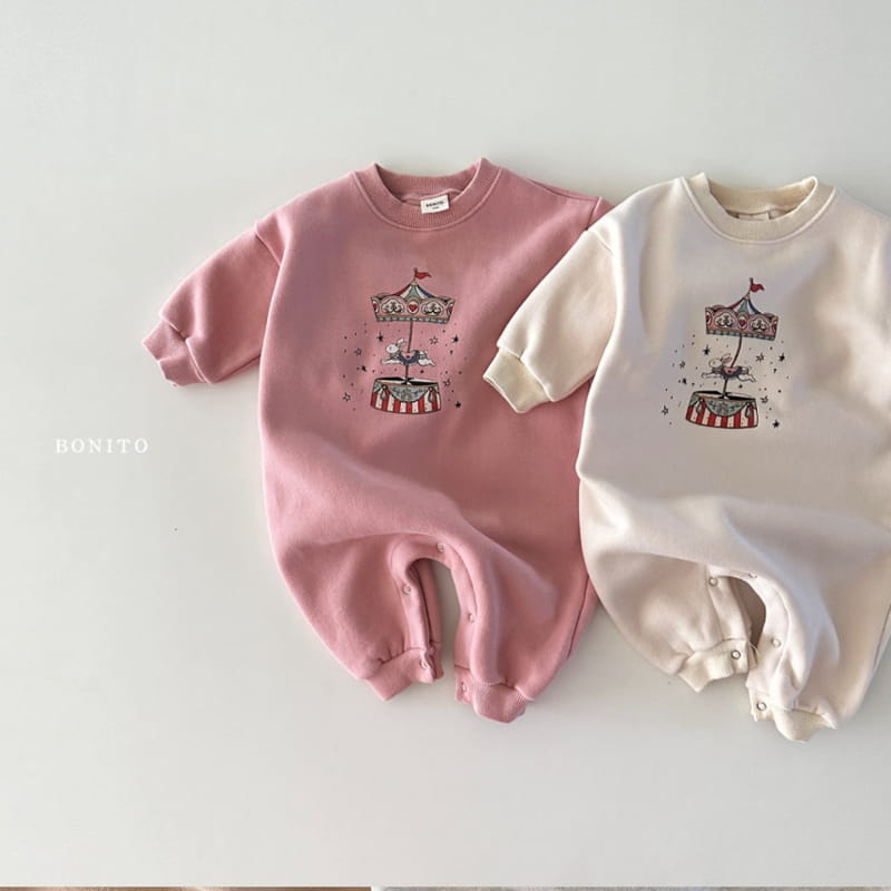 Bonito - Korean Baby Fashion - #onlinebabyboutique - Rotation Rabbit Bodysuit