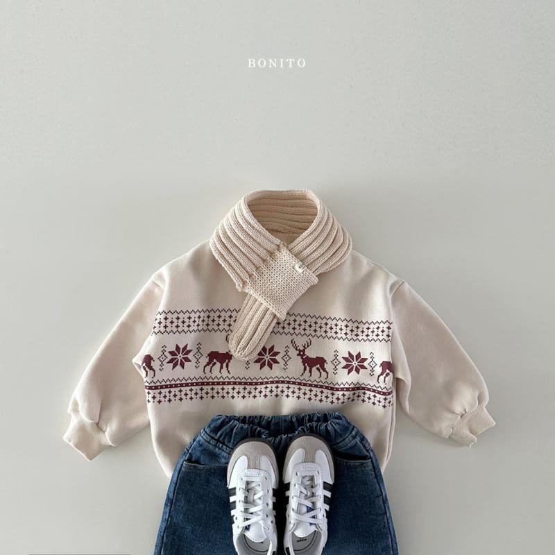 Bonito - Korean Baby Fashion - #onlinebabyshop - Deer Sweatshirt - 7