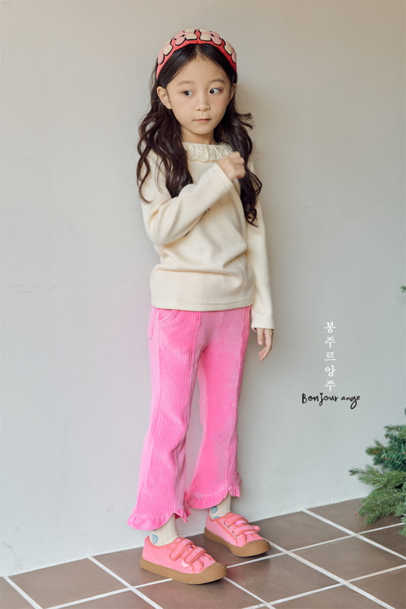 Bonjour Ange - Korean Children Fashion - #designkidswear - Veloure Pants