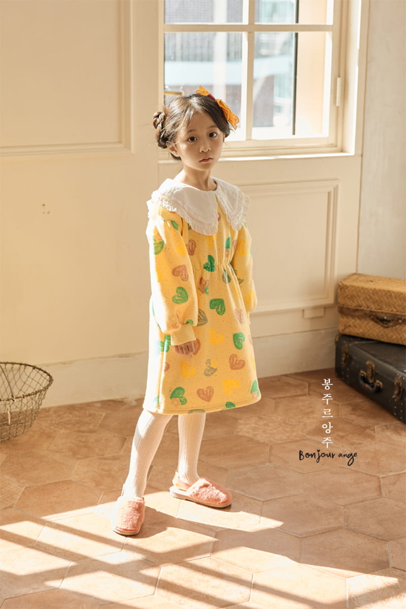 Bonjour Ange - Korean Children Fashion - #prettylittlegirls - Double Fleece One-piece - 2