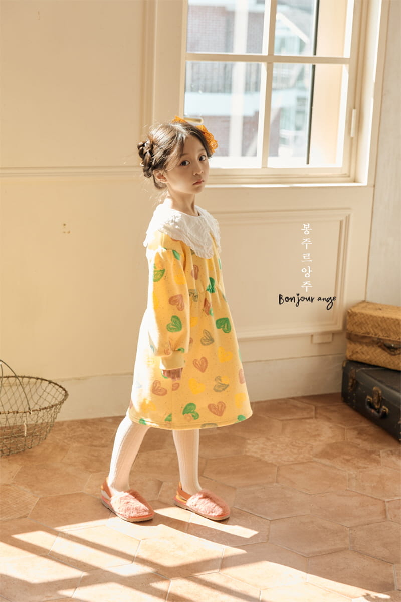 Bonjour Ange - Korean Children Fashion - #todddlerfashion - Double Fleece One-piece - 3